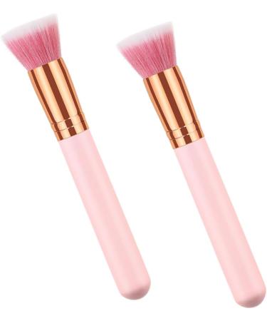 AUTSUPPL 2pcs Cosmetics Brush Professional Makeup Brush Concealer Brush Makeup Brishes Makeup Brushs Wooden - Buy Online on GoSupps.com