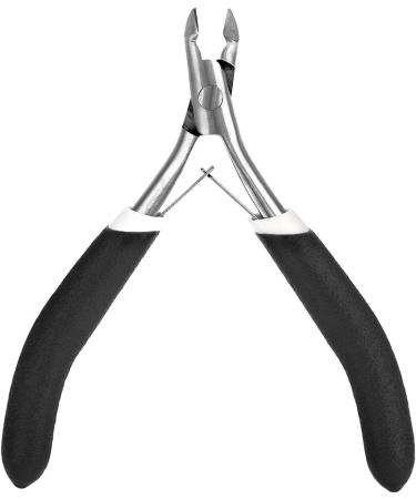 Professional Stainless Steel Nail Skin Pliers - Perfect Manicure & Pedicure Tool for Home & Salon - Black - Buy Online on GoSupps.com