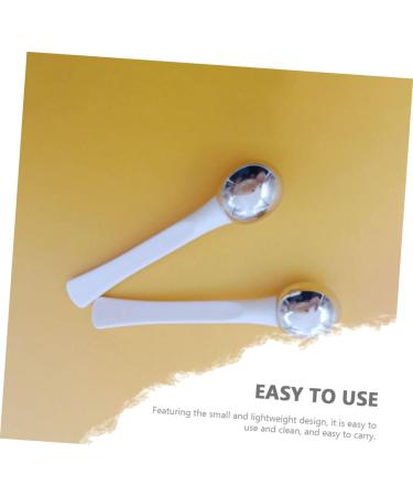 POPETPOP POPETPOP Set of 6 Zinc Alloy Eye Cream Spoons for Women Massage Sticks for Absorption and Reduction of Under-Eye Puffiness - Buy Online on GoSupps.com