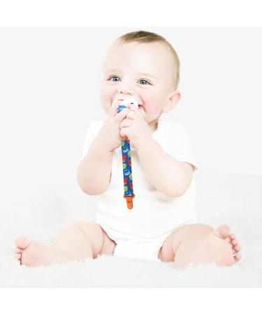 Fulenyi Pacifier Holder Clip - Fabric Pacifier Clamps | Libs Schnuller Clip for Boys & Girls - Secure Durable & Stylish Baby Accessory - Buy Online on GoSupps.com