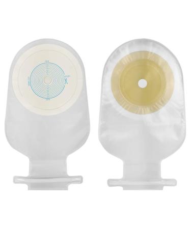 Ostomy Bags Colostomy Supplies Drainable Pouch Colostomy Bags One Piece Cut to Fit 20-70MM (3/4"-2 3/4") Ostomy.