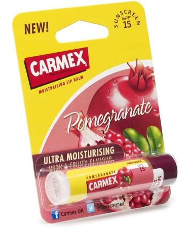 Carmex Vanilla Lime & Pomegranate Stick 3-Pieces Mixed Pack 3 Piece Set - Buy Online on GoSupps.com