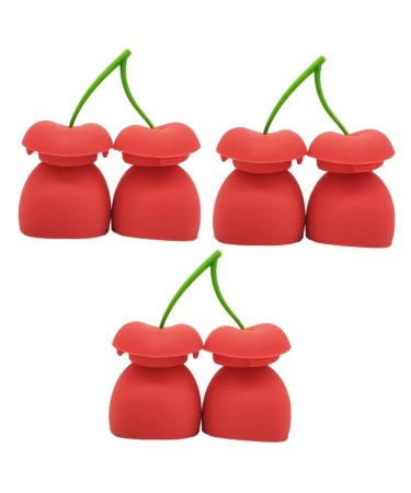 Angoily 3pi ces Appareil De Repulpage Des L vres Outil Beaut Forme Cerise Am liorateur De Volume Pour L vres Pratique Et Portable mediumx3pcs rougex3pcs