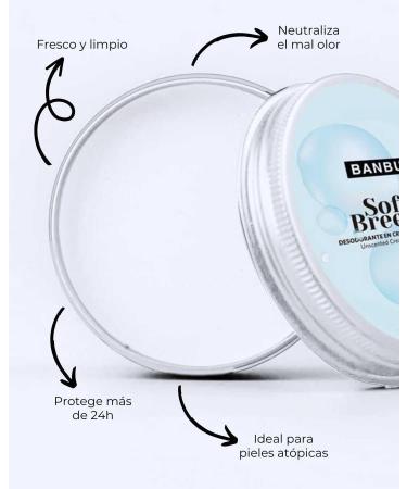  BANBU BANBU Natural Cream Deodorant | Fresh Scents | 24-Hour Protection | Aluminum-Free (Fragrance-Free for Sensitive Skin) - Buy Online on GoSupps.com