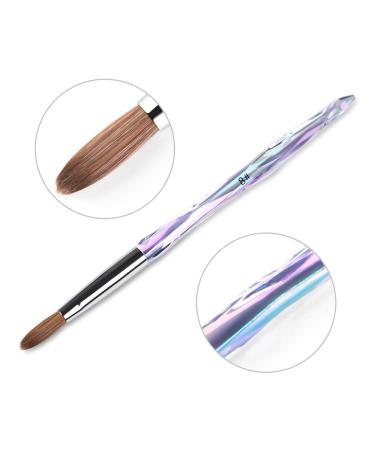 Alexnailart Symphony Handle Acrylic Nail Brush - 8# Manicure Design Tool for Precision Nail Art - Buy Online on GoSupps.com