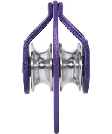 KAILAS Mobile Micro Climbing Rescue Pulley CE UIAA Certified Single/Double Pulley Rope 28kN Small Lightweight Heavy Duty Aluminum Steel Purple Double Pulley - Buy Online on GoSupps.com