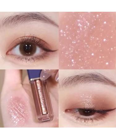 4Pcs Transparent Golden Glitter Eyeshadow Sticks Set - Sparkly Liquid Shimmer Eyeliner for Party Makeup - Buy Online on GoSupps.com