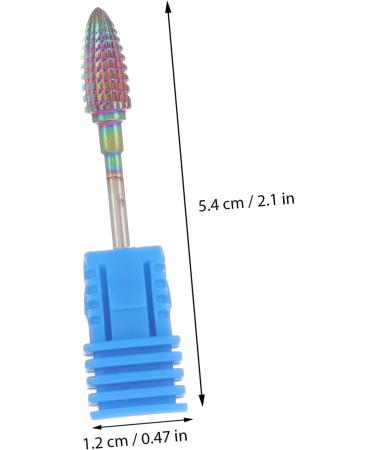 DRESSOOS Nail Drill Bits Nail Art Supplies Drills Tool Nail Bits Cuticle Pusher Drill Bits for Nails Women Nail Drill Bit Nails Drill Bits Nail Clippers Women's Tungsten Steel Manicure 5.4x1.2cm Colorful - Buy Online on GoSupps.com