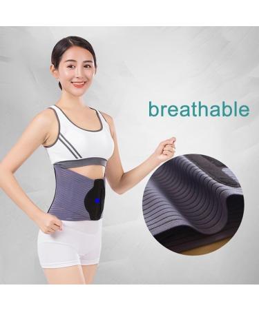 Back Brace Lumbar Support Breathable Lower Back Spine Decompression Waist Trainer Belt For Men And Women Waist Belt(Medium) Medium Black - Buy Online on GoSupps.com