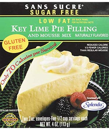 SANS SUCRE Key Lime Pie Filling and Mousse Mix - Sugar Free and Gluten Free