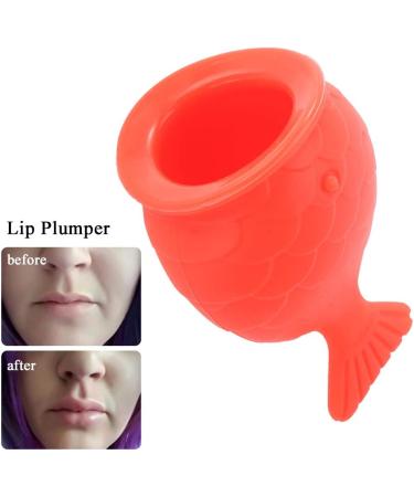 Lips Plumping Tool Lip Plumping Silicone Tool Women Portable Fish Shaped Lips Plumper Enhancer Lip Enhancement Device Beauty Tool - Buy Online on GoSupps.com