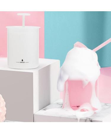 Bubble Foamer Foam Maker | Pink Face Cleanser & Shampoo Tool for Travel & Home | Best Cleansing Cream Device - Buy Online on GoSupps.com