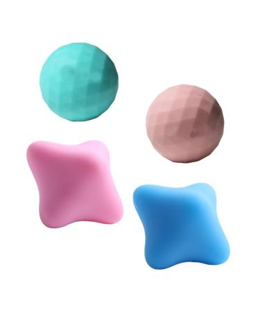 Magiclulu 1 sentence 4st fascia ball muscle voltage ball Hand massager foam massage ball fitness ball foot massage device muscle balls fascia balls The shoulder massage balls