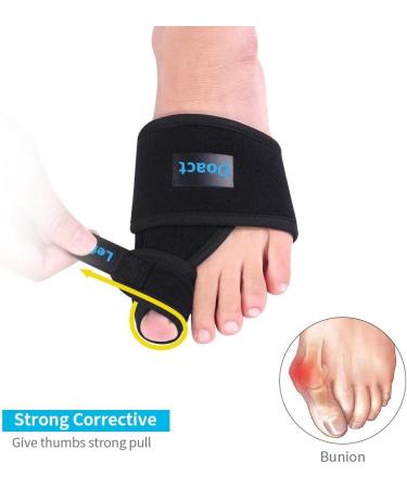 Toe Separator & Correction Set: 1 Pair Bale Toe Gladder + 3 Silicone Gel Separators - Perfect for Toe Alignment & Comfort - Buy Online on GoSupps.com