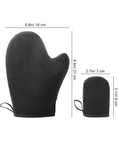 Self-Tanning Glove Self-Tanning Applicator Face and Body 2 Pieces Self-Tanning Glove Self-Tanning Glove Double-Sided Self-Tanning Glove for Sea Beach Men Women Black - Buy Online on GoSupps.com