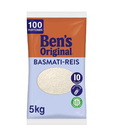 Ben's Original Loose Rice Basmati Rice 5kg 100 portions Basmati Rice 1 x 5kg