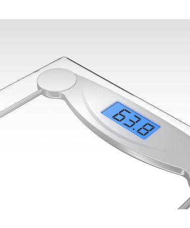 Active Era Ultra Slim Digital Body Weight Scale | High Precision Bathroom Scale with Step-on Technology and Backlit Display | 180kg/400lb Capacity | Tempered Glass Platform - Buy Online on GoSupps.com