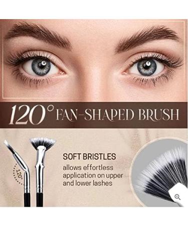 Mascara Fan Brush for Lashes Dolly Mascara Fan Brush Mascara Brush Lash Wand Brush Fan for Natural Lifted Effects and Enhance Lower Lashes (5PCS) - Buy Online on GoSupps.com