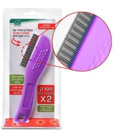 Double Row Lice Comb - Highly Effective Patented Tool for Removing Lice and Nits - Buy Online on GoSupps.com