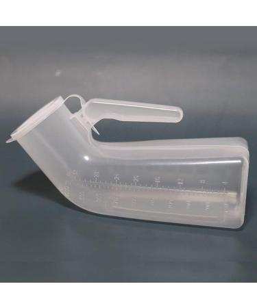 1000ml Males Potty Portable Pee Bottle Large Capacity Clear Males Reusable Urinals for Hospital Home Camping Car Travel Pee Bottle for Women car Camping Driving Travel - Buy Online on GoSupps.com