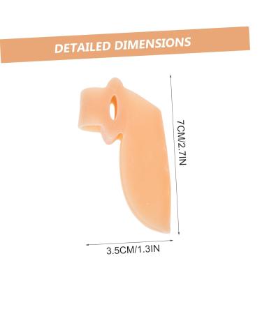 4 Pairs Silicone Toe Separators - Portable Toe Spacers for Bunion & Foot Care | Toe Protector & Corrector for Home Use - Buy Online on GoSupps.com
