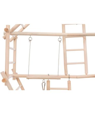 Trixie 5659 Wooden Ladder Playground - 44x44x16 cm - Brown - Buy Online on GoSupps.com