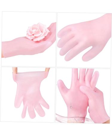 minkissy 2 Pairs Whitening Moisturizing Gloves Cotton Gloves for Dry Hands Hand Treatment Cracked Hands Grooming Glove Bedtime Gloves Gel Moisturizing Gloves Sokcs Anti-Crack Sebs Sock Miss - Buy Online on GoSupps.com