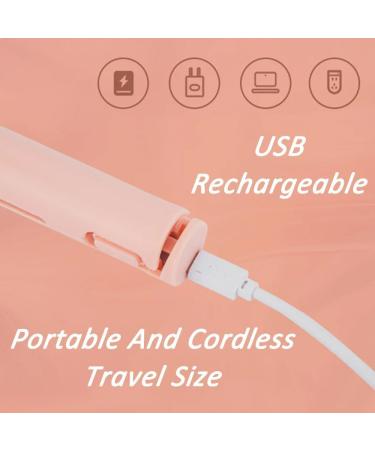 Portrayi Mini Dual-Purpose Curling Iron - 2-in-1 Ceramic Hair Curler & Straightener | Portable Cordless Travel Tool for All Hair Types (Pink - Buy Online on GoSupps.com