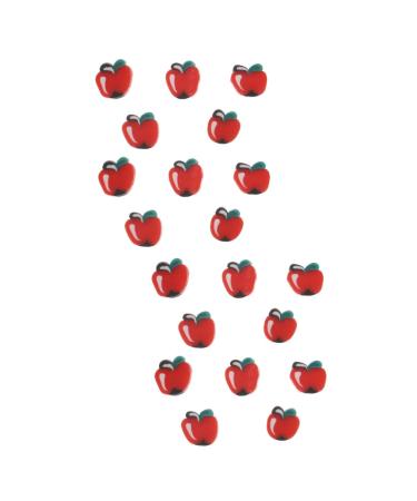 Lurrose 400 pieces cut sound fruits spacer from key rings pearl pearl polymer pearls bracelet fruit bead fruit pearl fruit panels made of tone sweet pearls charm quaste polymer-tone 3d 1x2stk 1x0.5cmx2pcs