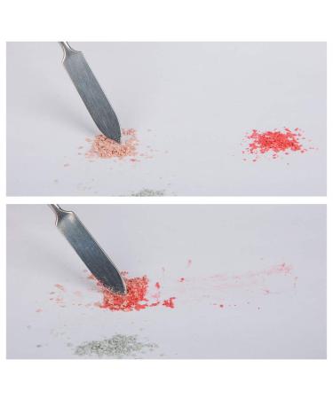 DanziX 70Pcs Metal Stickers for Magnetic Palette + 2 Depotting Spatula - Empty Eyeshadow Makeup Palette - 35 Round & 35 Square Stickers - Buy Online on GoSupps.com