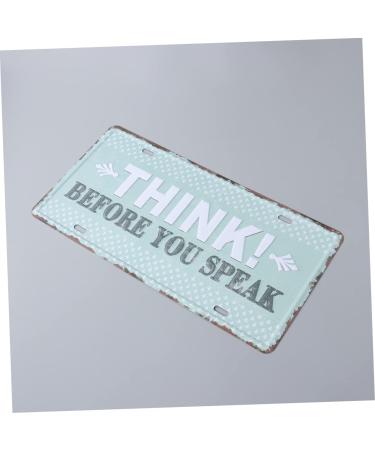 Levemolo Emblems Vintage Signs Iron Sign Painting Antique Signs Tin Signs License Plate Metal Iron Painting - Buy Online on GoSupps.com