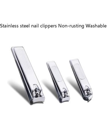Manicure Set Professional Nail Clippers Set in One Stainless Steel Pedicure Kit Nail Clipper Set Suitable as a Gift (Color : Black B) - Buy Online on GoSupps.com