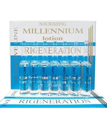 Softening and revitalizing lotion advanced formula for the maintenance and care of hair with menthol 7 ampoules of 10 ml professional Millennium line - Buy Online on GoSupps.com