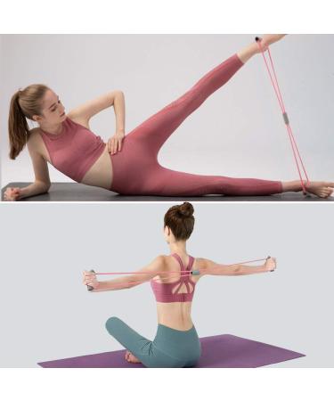 Resistance Band Figure 8 Resistance Bands Fitness Set Exercise Cord Tubes with Handle for Gym Yoga Outdoor (3Pcs) - Buy Online on GoSupps.com