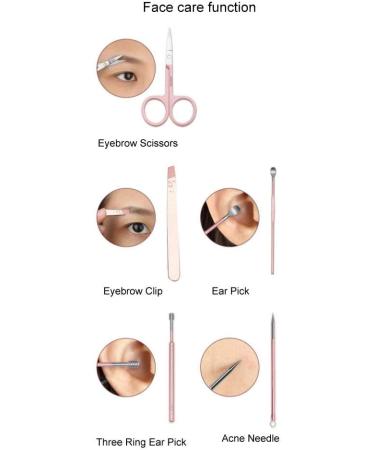 Eyebrow Scissors Easy to Carry Nail Clipper Effective Pruning Materials Environmental Protection and Use Easy Removal Salon Shop for Home - Buy Online on GoSupps.com