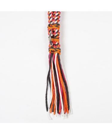 Buy Pfiff 102932 Adjustable Neck Ring for Horses - 170cm Round Braided in Orange-White | International Shipping Available - Buy Online on GoSupps.com