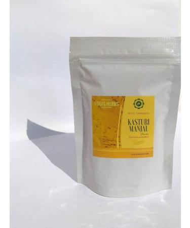 Premium KASTURI MANJAL Powder (Curcuma Aromatica/Wild Turmeric) Fresh & Pure - 250g - for Bath Beauty and Skin Care