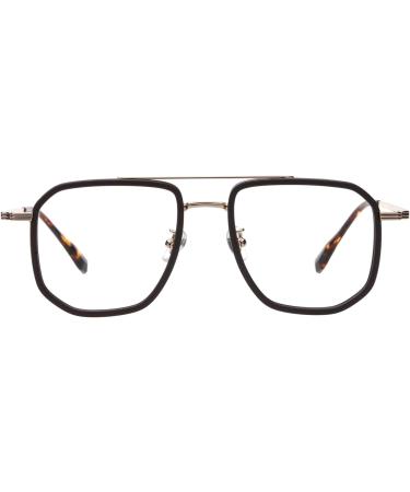 HELES Oversize Blue Light Blocking Reading Glasses | Anti-Reflection Eyeglasses | TR90 & Metal Frame | +3.75 Strength | International Shipping Available - Buy Online on GoSupps.com