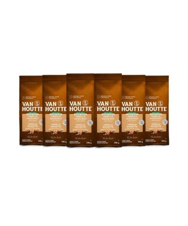 Van Houtte Vanilla Hazelnut Decaf Ground Coffee 6X340g Can Be Used With Keurig Coffee Makers