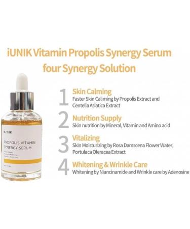  iUNIK IUNIK Propolis Vitamin Synergy Serum 50ml - Buy Online on GoSupps.com