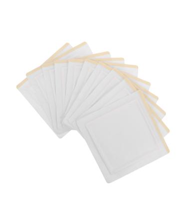 HEALEEP 10 Pieces Caster Oil Packets SelfAdhesive Disposable Oil Patches Pads for Navel and Knees AntiLeakage Body Massage For Use in Spas