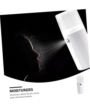 Housoutil Cloth Steamers 1pc Hydrating Instrument Facial Mister Mist Sprayer Mini Mister Electric Face Moisturizing Skin Moistener Skin Humidifier Abs Steamer Electronic White Stove Steamer - Buy Online on GoSupps.com