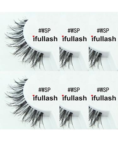 WSP 6 Pairs iFullash 100% Human Hair Eyelashes - Premium Quality - Buy Online on GoSupps.com