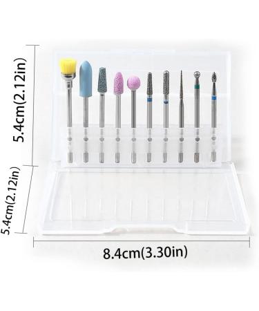 Nail Drill Heads Grinding Set Rotate Milling Cutter Manicure Pedicure Portable Tools for Exfoliating Grinding Polishing Nail Removing(C) - Buy Online on GoSupps.com