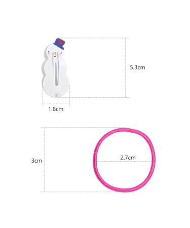 130-Piece Hair Accessories Set for Girls & Babies | Cute Animal Hair Clips Ties & Gums - Buy Online on GoSupps.com