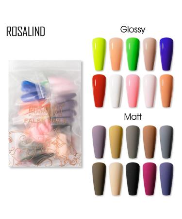 200 Piece Matte & Luster Artificial Nail Tips - 20 Colors for Gel Nails | Premium Stick-On Nails - International Shipping Available - Buy Online on GoSupps.com