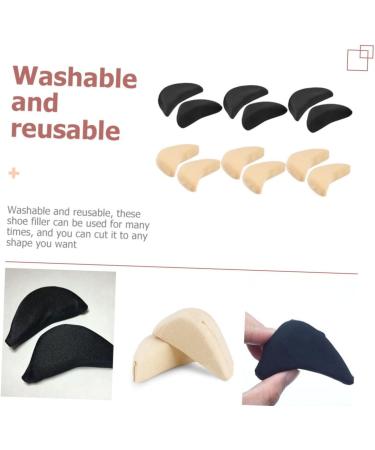 Buy FOMIYES 12 Pairs Sponge Toe Plug Shoe Fillers - Heel Lifts & Forefoot Pads for Men & Women - Comfort Inserts for Casual Shoes - Buy Online on GoSupps.com