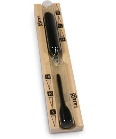 High Quality Aspen Wood Sauna Thermometer - Small 15 Minutes | Black Sand - Best International eCommerce - Buy Online on GoSupps.com