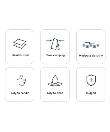 Premium Stainless Steel Sloping Eyebrow Tweezers with Lace - Perfect for Precision Plucking & Shaping - Buy Online on GoSupps.com