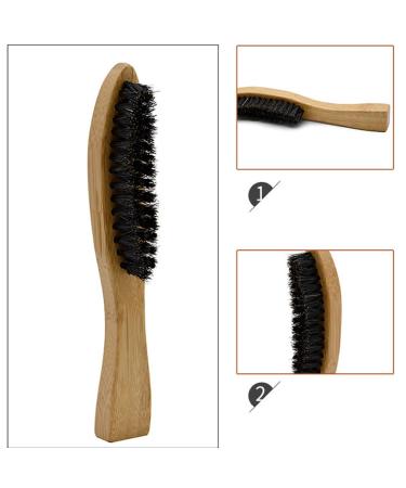 Beard Brush for Men - Wooden Stubble & Growth Comb | Badger Hair & Mustache Grooming - Buy Online on GoSupps.com